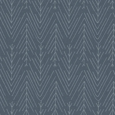 RoomMates Twig Hygge Herringbone Navy Peel and Stick Wallpaper