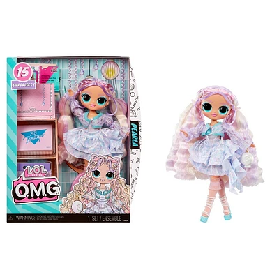 L.O.L. Surprise! OMG Pearla Fashion Doll with 15 Surprises, Mermaid Themed Fashions and Accessories, Ages 4+