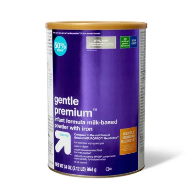 Gentle Premium Powder Infant Formula - 34oz - up&up