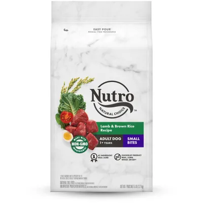 Nutro Natural Choice Lamb and Brown Rice Flavor Small Bites Adult Dry Dog Food