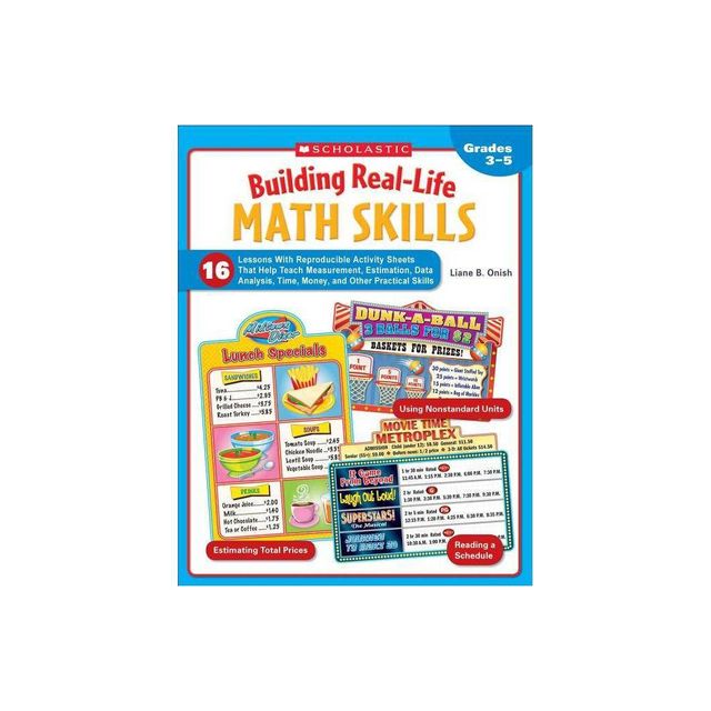 Building Real-Life Math Skills, Grades 3-5 - by Liane Onish (Paperback)