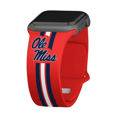 NCAA Mississippi Ole Miss Rebels Wordmark HD Apple Watch Band