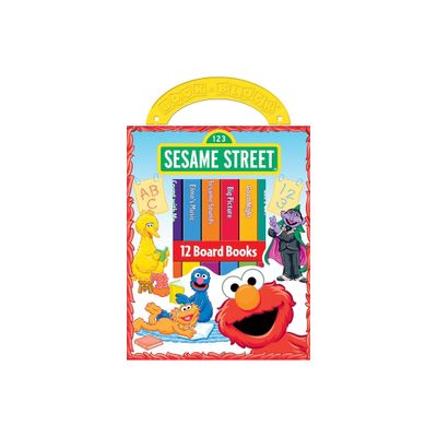 Sesame Street My First Library 12 Board Book Block Set - by Phoenix (Hardcover)