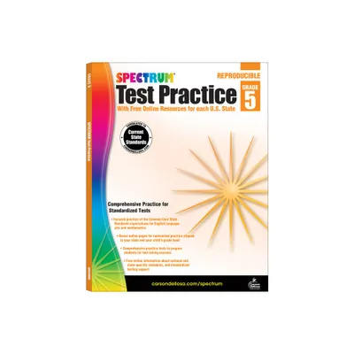 Spectrum Test Practice, Grade 5 - by Spectrum & Carson Dellosa Education (Paperback)