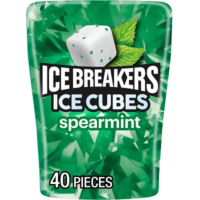 Ice Breakers Ice Cubes Spearmint Sugar Free Gum - 40ct