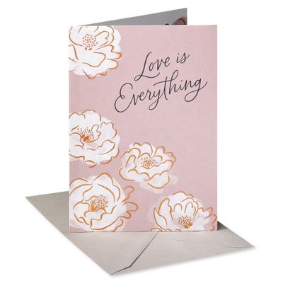 Love is Everything Wedding Card