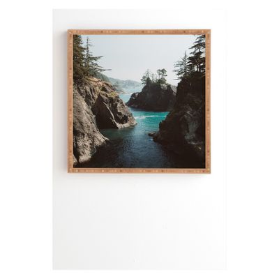 Garrett Lockh Pirates Cove Framed Wall Art Blue