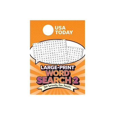 USA Today Large-Print Word Search 2 - (USA Today Puzzles) by Usa Today (Paperback)