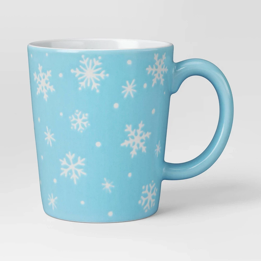 16oz Christmas Earthenware Snow Much Fun Mug - Wondershop