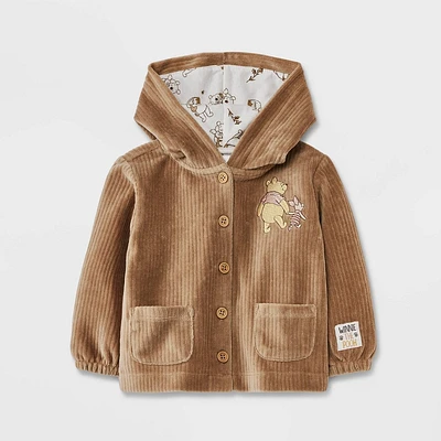 Baby Disney Winnie the Pooh Ribbed Velour Jacket