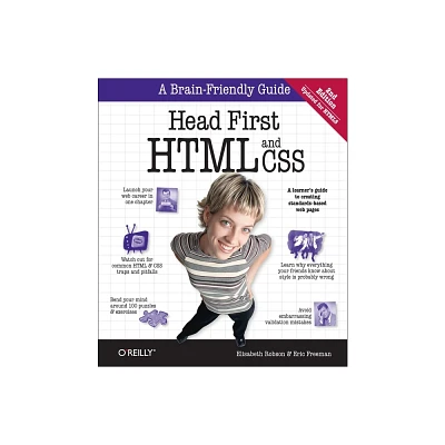 Head First HTML and CSS - 2nd Edition by Elisabeth Robson & Eric Freeman (Paperback)