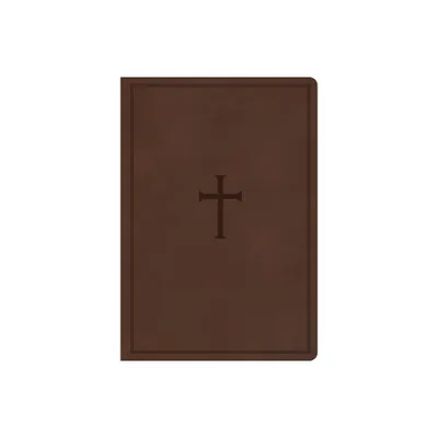 CSB Super Giant Print Reference Bible, Brown Leathertouch - by Csb Bibles by Holman (Leather Bound)