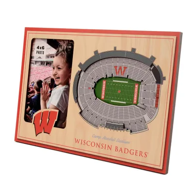 4 x 6 NCAA Wisconsin Badgers 3D StadiumViews Picture Frame