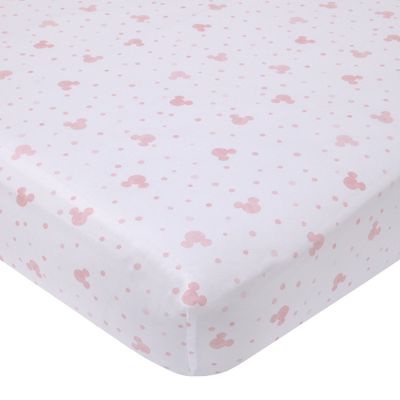 Disney Minnie Mouse Lovely Little Lady Fitted Crib Sheet