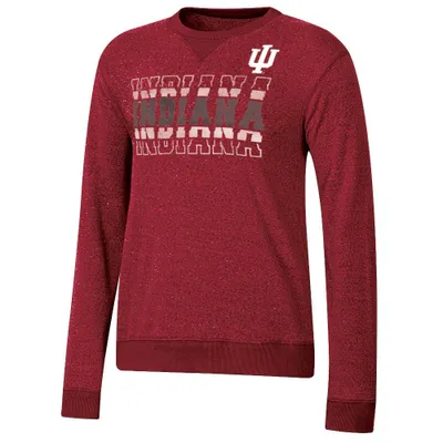 NCAA Indiana Hoosiers Womens Crew Neck Fleece Sweatshirt