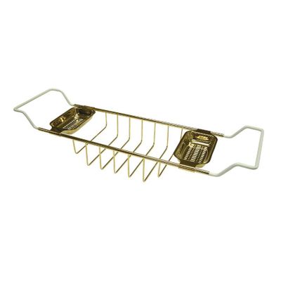 Clawfoot Bath Tub Shelf Polished Brass - Kingston Brass