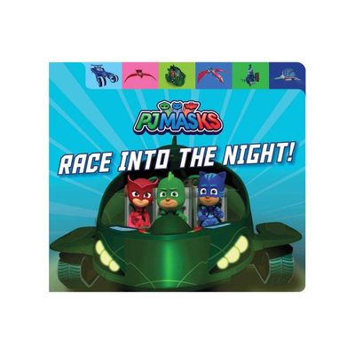 Race Into the Night! - (Pj Masks) (Board Book)