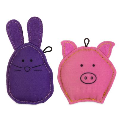 JW Pet Pig-ee & Bunn-ee Combo Catnip Cat Toy