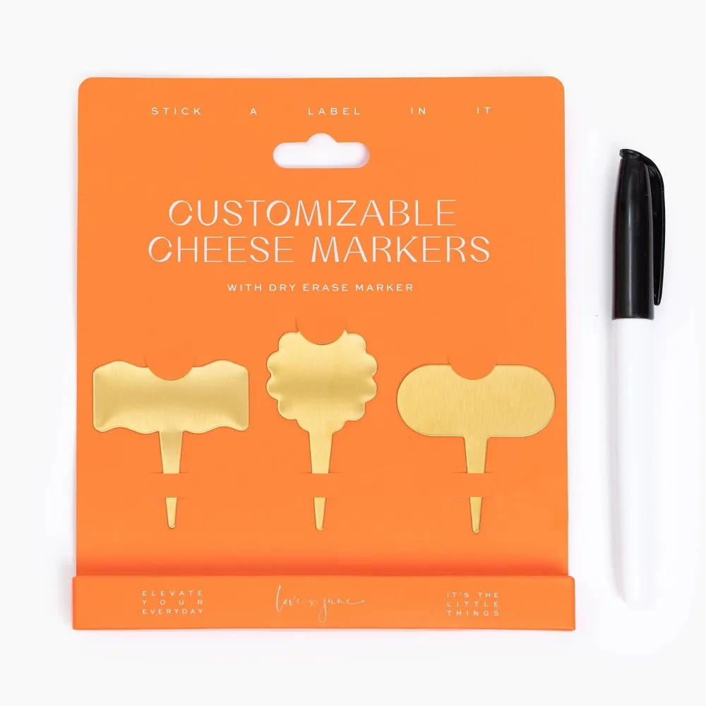 Love X June Customizable Cheese Markers