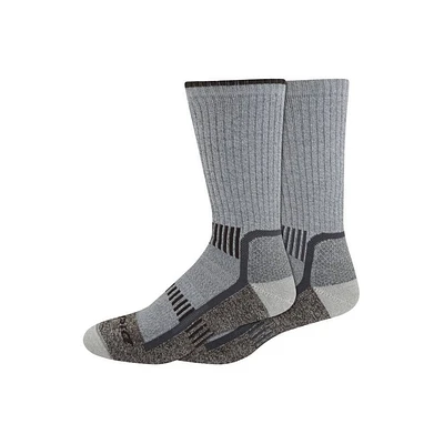 Dickie Men Merino Wool Crew Sock - Light Gray 6-12