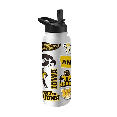 NCAA Iowa Hawkeyes 34oz Native Quencher Bottle