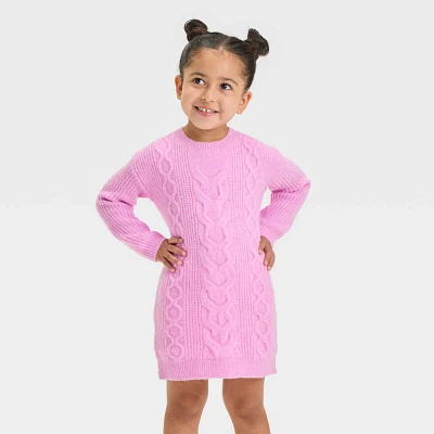 Toddler Girl Cable Knit Sweater Dre