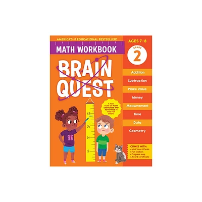 Brain Quest Math Workbook: 2nd Grade - (Brain Quest Math Workbooks) by Workman Publishing (Paperback)