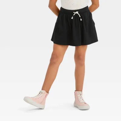 Girls Knit Patch Pocket Skort