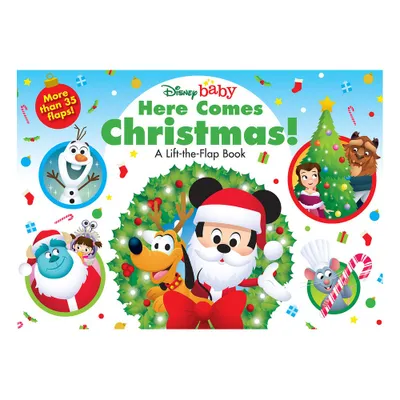 Disney Baby Here Comes Christmas! - by Disney Books (Board Book)