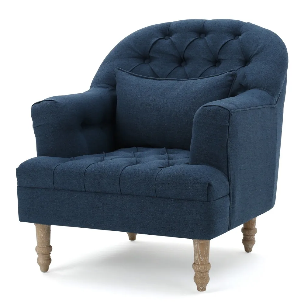 Christopher Knight Home Anastasia Tufted Club Chair - Dark Blue -  Christopher Knight Home | The Market Place