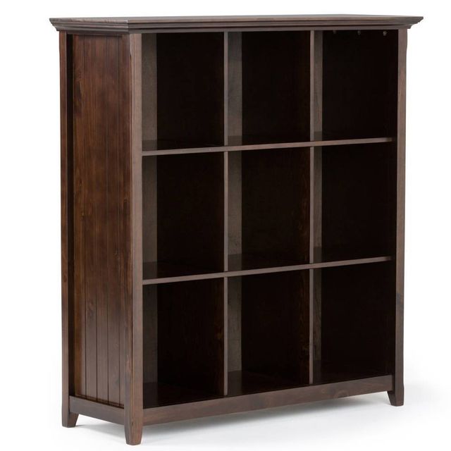 WyndenHall 48 Normandy 9 Cube Bookcase and Storage Unit : Modern Shelving, Plywood Frame, Anti-Tip Hardware