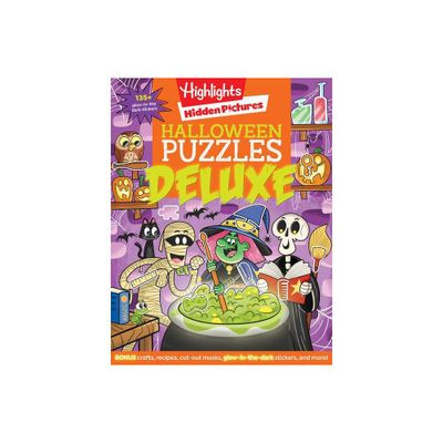 Halloween Puzzles Deluxe - (Highlights Hidden Pictures) (Paperback)