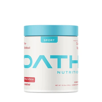 Oath Nutrition Pre-Workout Sports Nutrition Supplement Powder