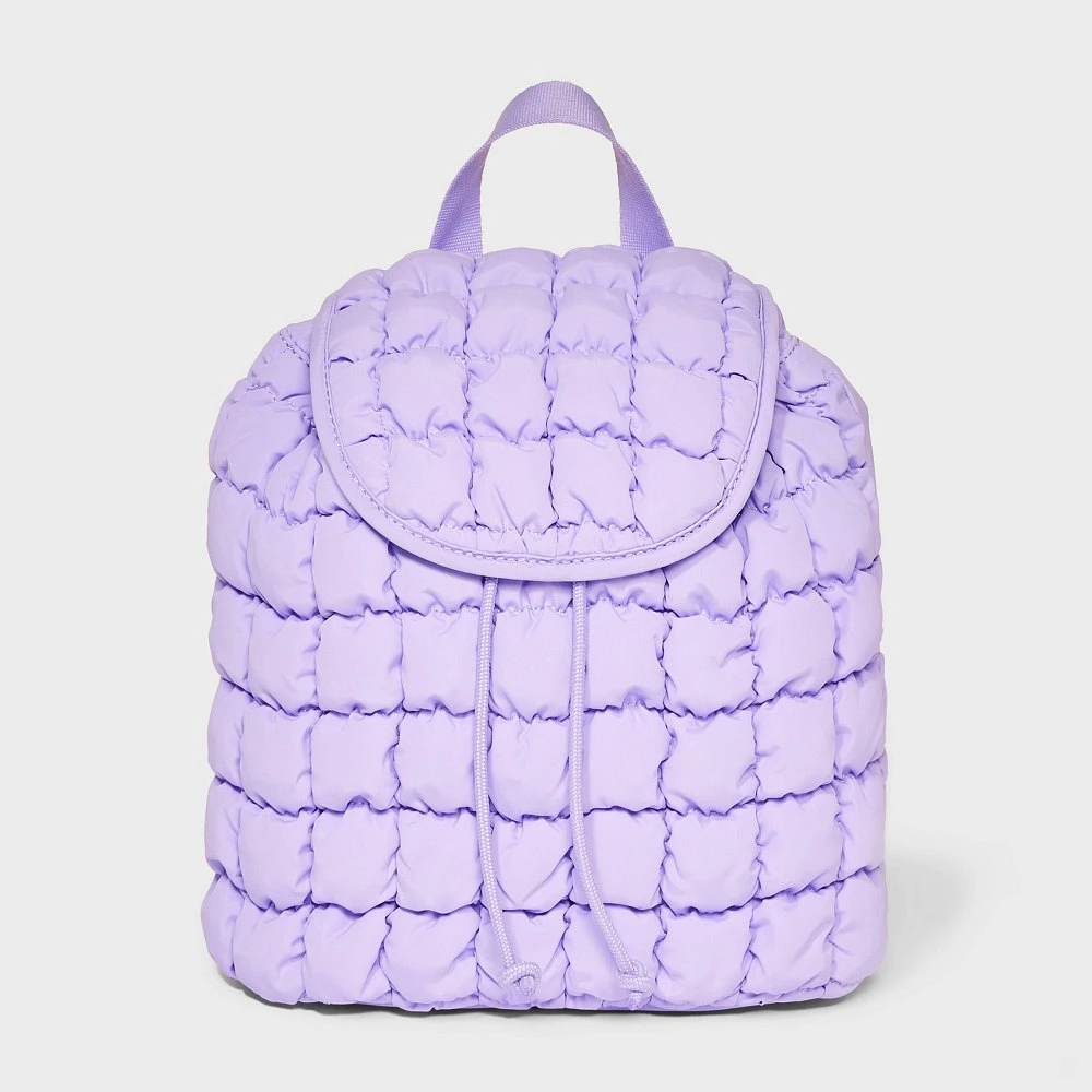 Kids 8.5 Quilted Mini Backpack - art class