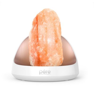 Salt Lamp and Ultrasonic Oil Diffuser - Pure Enrichment: 5-Year Warranty, Mood Enhancing, Handcrafted, Phthalate-Free