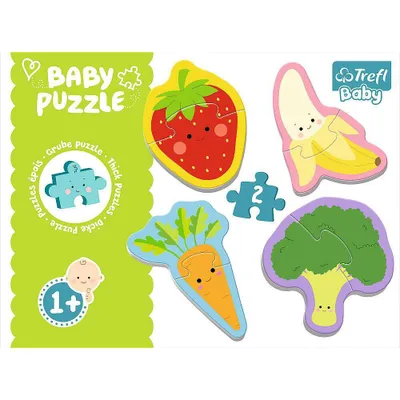 Trefl Veggies and Fruits Kids Jigsaw Puzzle - 8pc