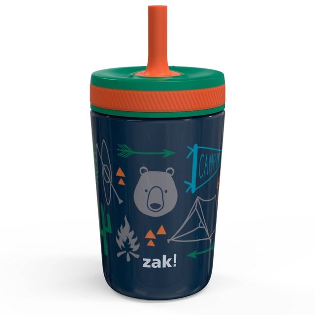 Zak Designs PAW Patrol Kelso Tumbler Set, Leak-Proof Screw-On Lid with  Straw, Bundle for Kids Includes Plastic and Stainless Steel Cups with