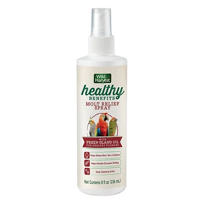 Wild Harvest Molt Relief Spray for Birds - 8 fl oz