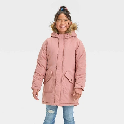 Boy Heavyweight Solid Parka Jacket