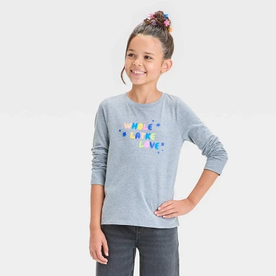 Girl Long Sleeve Hanukkah Latke Love Graphic T-Shirt