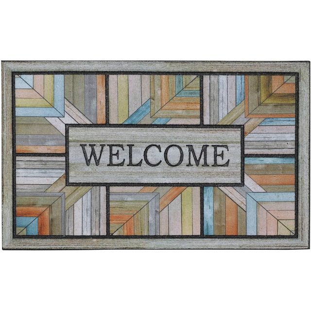 16x26 Welcome Colorful Roots Doorscapes Mat - Mohawk