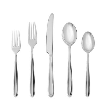 Stainless Steel Scoop Silverware Set