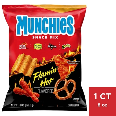 Munchies Flamin Hot Flavored Snack Mix - 8oz