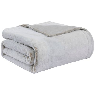 Dream Theory 50x60 Chunky Cable Knit Throw Blanket Gray - Dream Theory