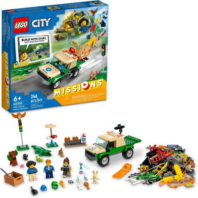 LEGO City Wild Animal Rescue Missions 60353 Building Set