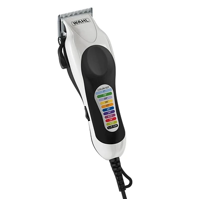 Wahl Color Pro Plus Corded Electric Hair Clipper Set with Color Coded Attachment Guards