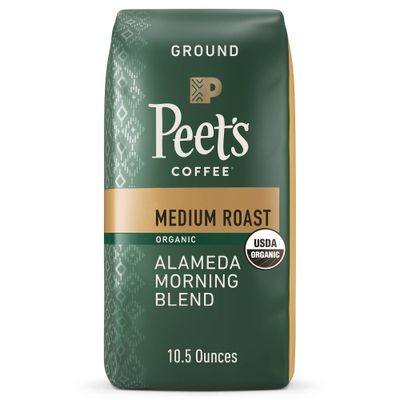 Peets Coffee Organic Alameda Blend Medium Roast Ground Coffee - 10.5oz