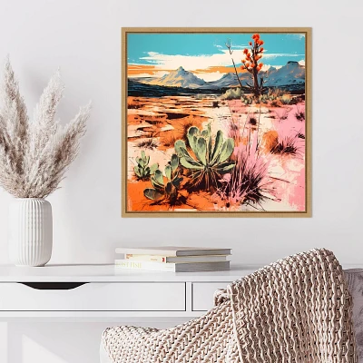 Amanti Art The Desert Path II by Walker Noble Framed Canvas Wall Art Print