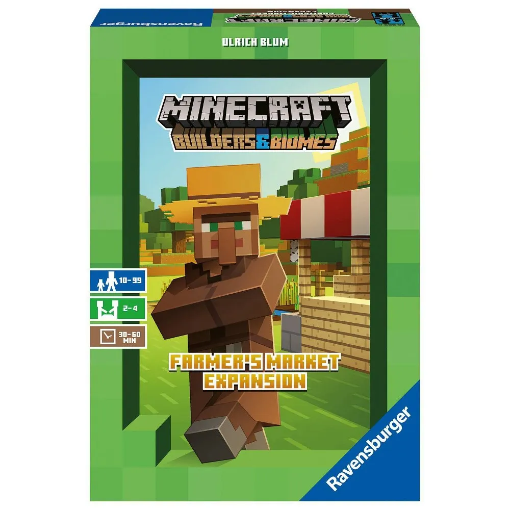 Ravensburger Minecraft: Builders & Biomes Farmers Market Expansion Board  Game | MarketFair Shoppes