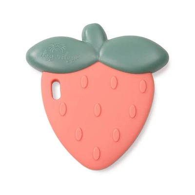 Itzy Ritzy Sweetie Shake Teether - Strawberry